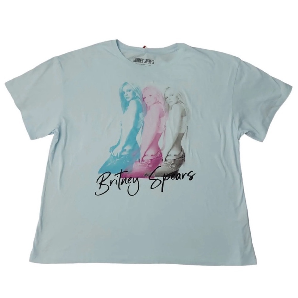 Britney Spears  Graphic T-Shirt, Light Blue